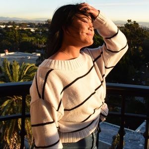 Oversized Striped Sweater